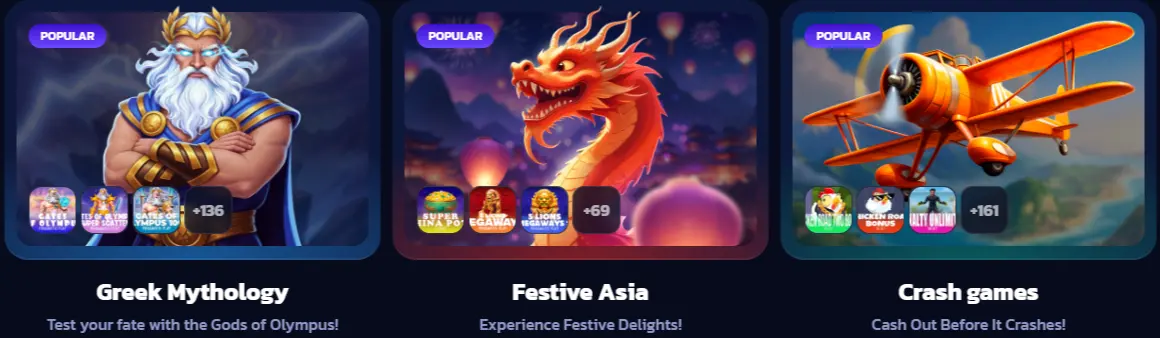 rapter casino game collections
