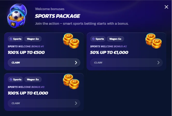 rapter casino sports package